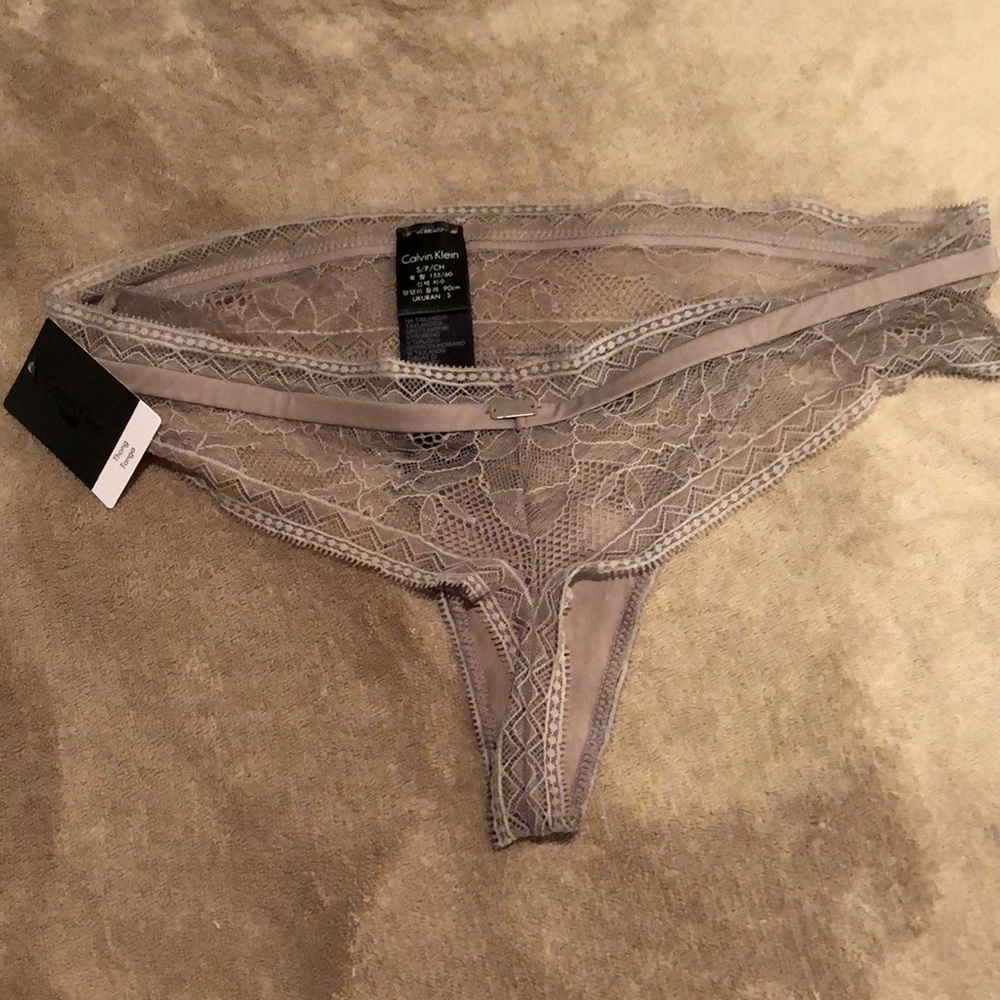 New Calvin Klein Lace Thong